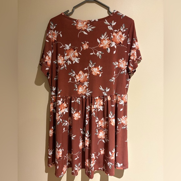 Torrid Studio Knit Scoop Neck Babydoll Top Size 0 (Large/12) - Picture 7 of 8